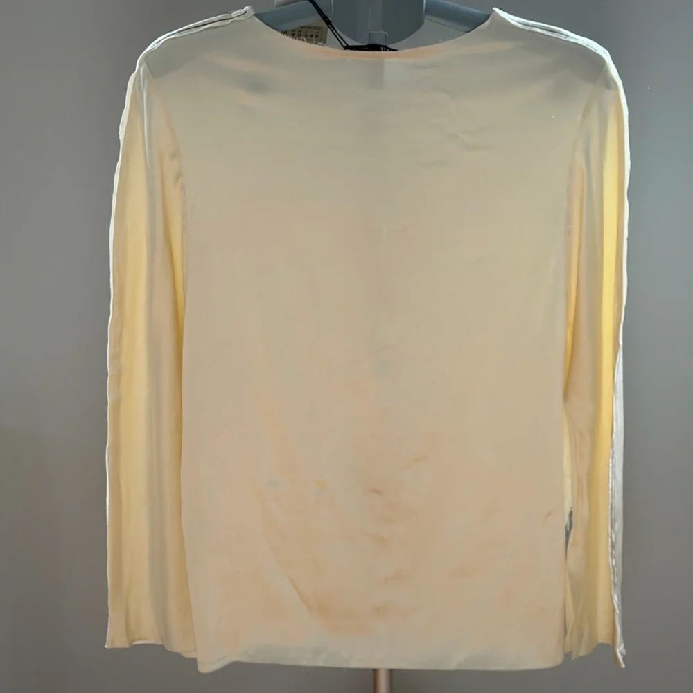Zara Soft Cream Blouse - Picture 4 of 9